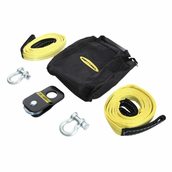 Winch Accessory Kit - Atv - Includes Snatch Block, Pair Of Shackles & Straps