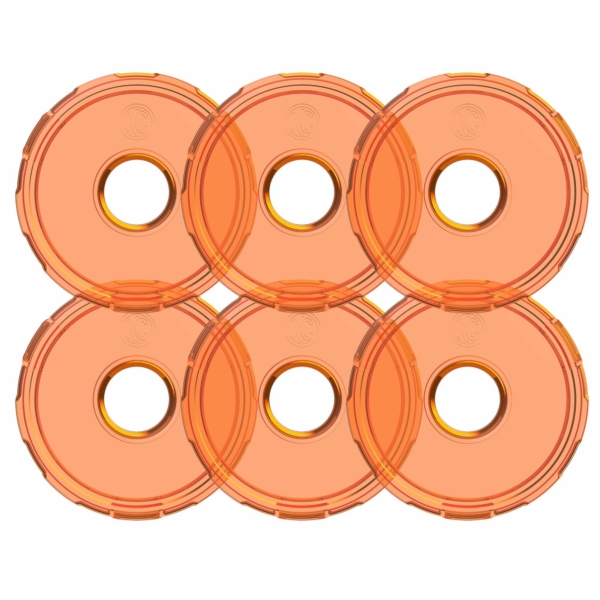 Cyclone V2 LED - Replacement Lens - Amber - 6-PK
