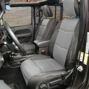 Smittybilt Neoprene Seat Cover Set Front/Rear - Charcoal Gen 2