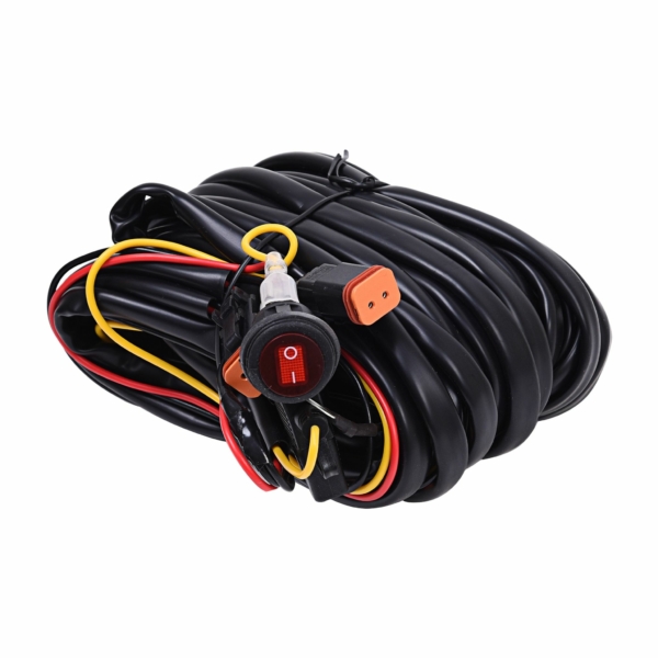 KC Hilites Wiring Harness for Two Backup Lights with 2-Pin Deutsch Connectors