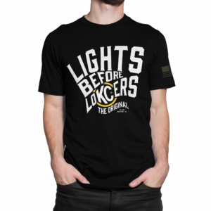 KC Lights Lockers Tee Shirt - Black - Large