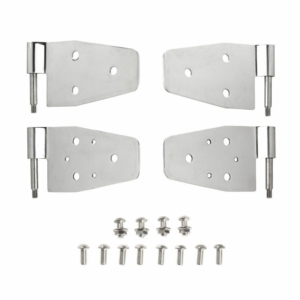 Door Hinges - Stainless Steel - Set Of 4 - For Half Steel Doors