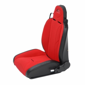 XRC Suspension Seat - Driver Side - Black Sides/ Red Center