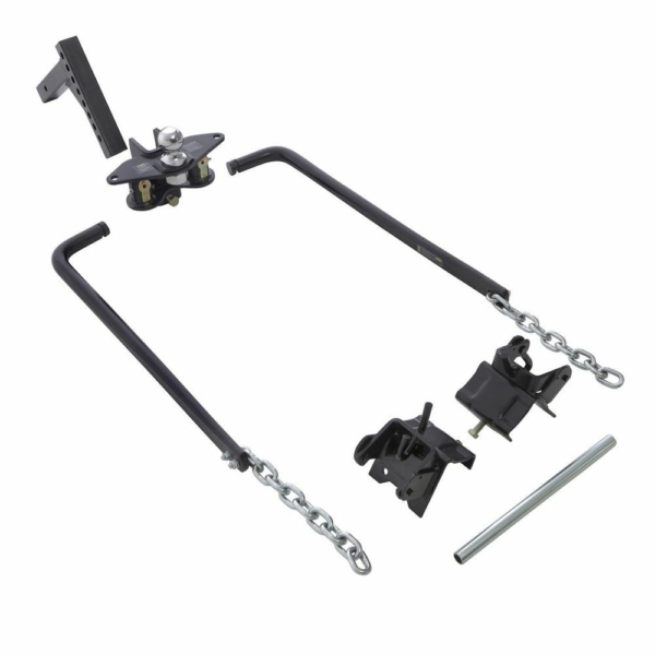 Weight Distributing Hitch With Adjustable Ball Mount And Shank