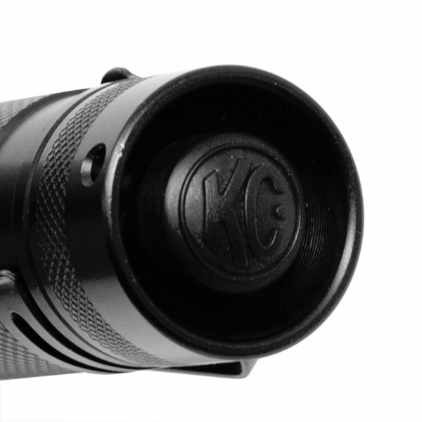 KC Hilites 4 in LED Flashlight - Adjustable Focus - Black - 7W