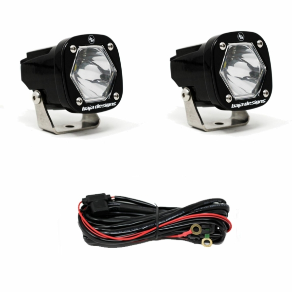 Baja Designs - 387801 - S1 Black LED Auxiliary Light Pod Pair