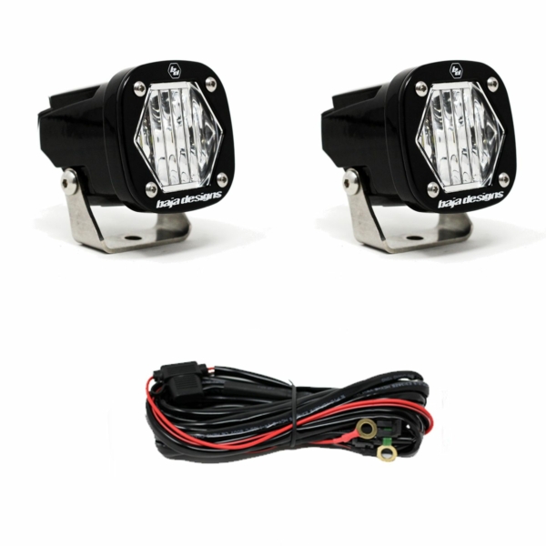 Baja Designs - 387805 - S1 Black LED Auxiliary Light Pod Pair