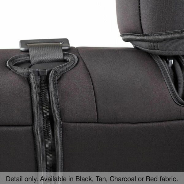 NEOPRENE SEAT COVER SET FRONT/REAR - BLACK 08-12 JK 4DR