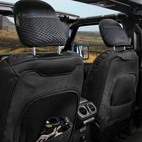 Smittybilt   GEN2 Neoprene Front and Rear Seat Cover Kit (Black/Black) - 578101