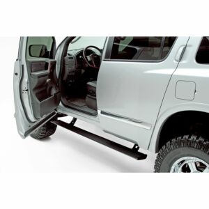 AMP Research 75110-01A PowerStep Electric Running Boards for 2004-2015 Nissan Titan with Crew/King Cab, 2004-2015 Nissan Armada, 2004-2010 Infinity QX56