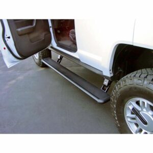 AMP Research 75116-01A PowerStep Electric Running Boards for 2005-2010 Hummer H3, 2009-2019 Hummer H3T