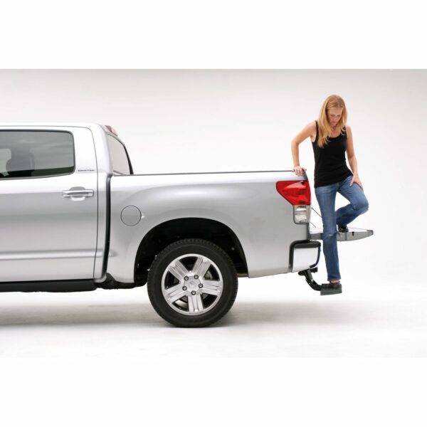 AMP Research 75305-01A BedStep Retractable Bumper Step for 2007-2013 Toyota Tundra