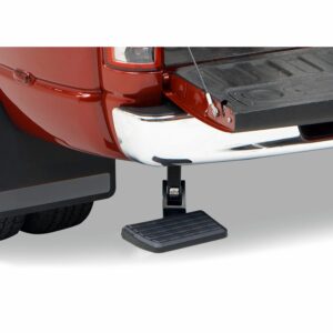 AMP Research 75306-01A BedStep Retractable Bumper Step for 09-18 Ram 1500, 19-22 Ram Classic, 10-18 2500/3500 (Excludes Dual Exhaust, EcoDiesel Models)