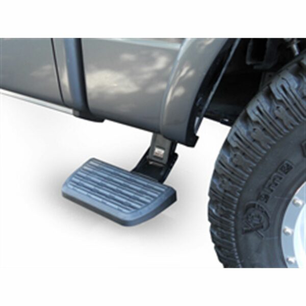 AMP Research 75404-01A BedStep2 Retractable Truck Bed Side Step for 2002-2008 Ram 1500, 2003-2009 Ram 2500/3500