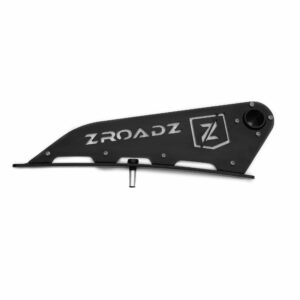 ZROADZ - Front Roof LED Bracket, Black, Mild Steel, Bolt-On, to mount (1) 40 Inch ZROADZ or similar style Straight LED Light Bar