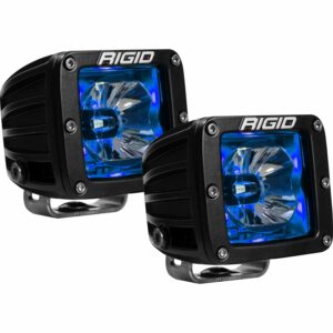 RIGID Radiance Pod With Blue Backlight, Surface Mount, Black Housing , Pair