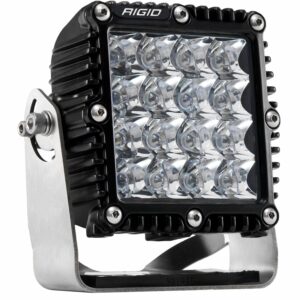 RIGID Q-Series PRO LED Light, Spot Optic, Black Housing, Single