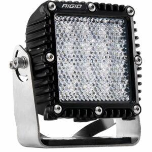 RIGID Q-Series PRO LED Light, Flood/Diffused, Black Housing, Single