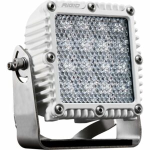 RIGID Q-Series PRO LED Light, Flood Diffused, White Housing, Single