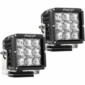 RIGID D-XL PRO LED Light, Spot Optic, Surface Mount, Black Housing, Pair