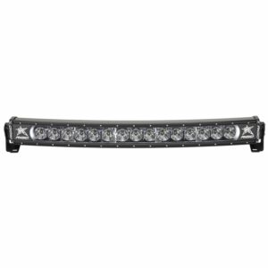 RIGID Radiance Plus Curved Bar, Broad-Spot Optic, 30 Inch With White Backlight