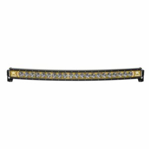 RIGID Radiance Plus Curved Bar, Broad-Spot Optic, 40 Inch With Amber Backlight