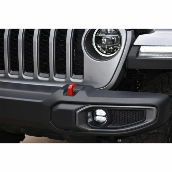 RIGID 2018-2021 Jeep Rubicon/Gladiator Fog Mounts, Includes 1 Pair 360-Series SAE 4 Inch White