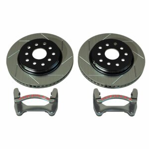 JK: Front Performance Big Rotor Kit w/ Slotted Rotors - 5x5 in. & 5x5.5 in.