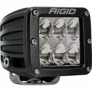 RIGID D-Series PRO LED Light, Driving Optic, Surface Mount, Black Housing, Single