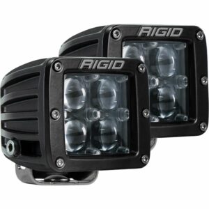 RIGID D-Series PRO LED Light, Hyperspot Optic, Surface Mount, Black Housing, Pair