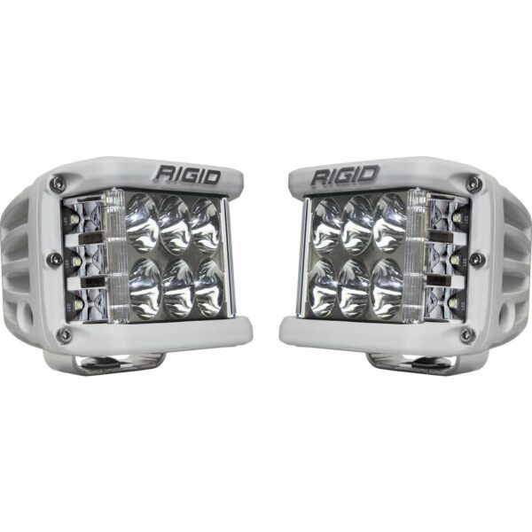 RIGID D-SS PRO Side Shooter, Driving Optic, Surface Mount, White Housing, Pair