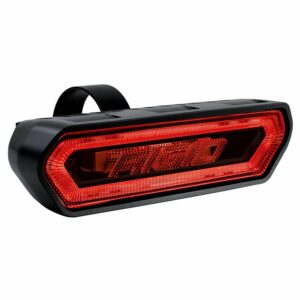 RIGID Chase, Rear Facing 5 Mode LED Light, Red Halo, Black Housing
