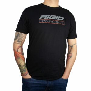 RIGID T-Shirt, Own The Night, Black, Medium