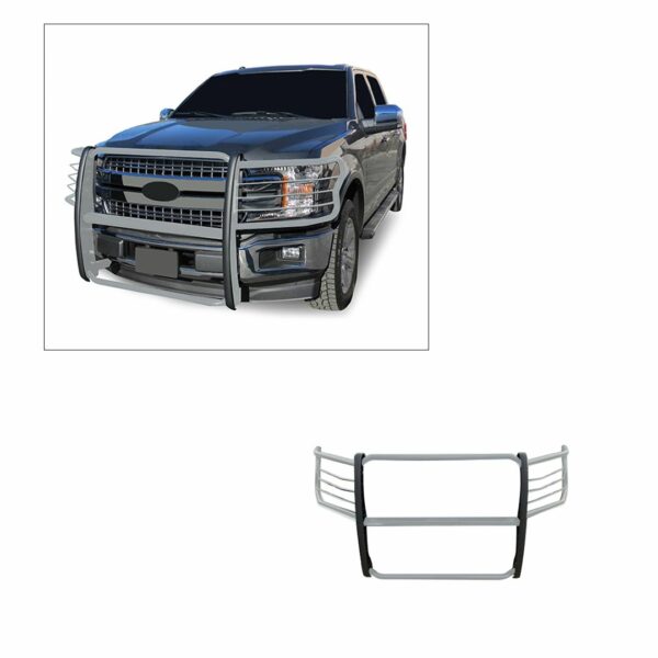 Black Horse Off Road Grille Guard Stainless Steel Stainless Steel 17FP32MSS