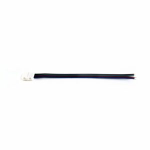 1S-10MM15CM-RGB - 10mm Single Color Connector w/ Wire (One Sided)