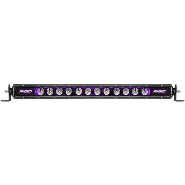 RIGID Radiance Plus LED Light Bar, Broad-Spot Optic, 40Inch With Amber Backlight