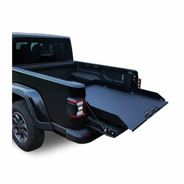 Black Horse Off Road Slide Tray Textured Black Aluminum BSCP03B