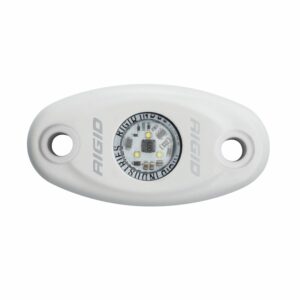 RIGID A-Series LED Light, Low Power, Natural White, White Housing, Single