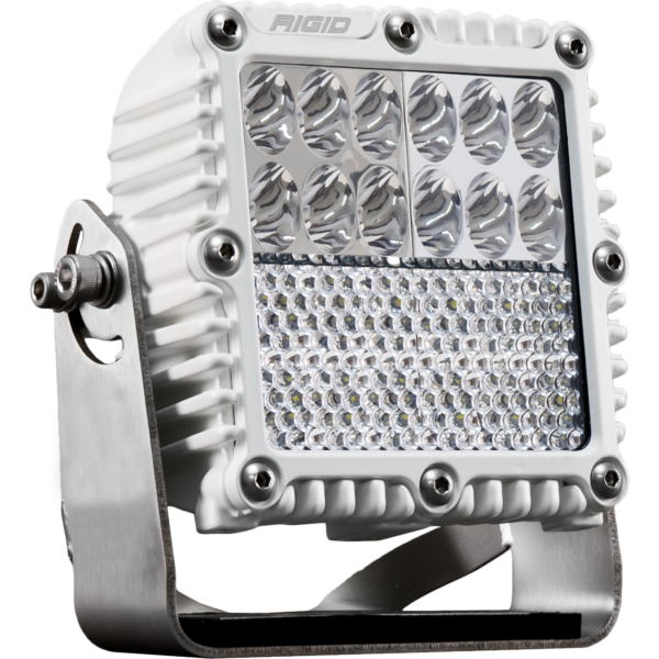 RIGID Q-Series PRO LED Light, Driving/Down Diffused Combo, White Housing, Single