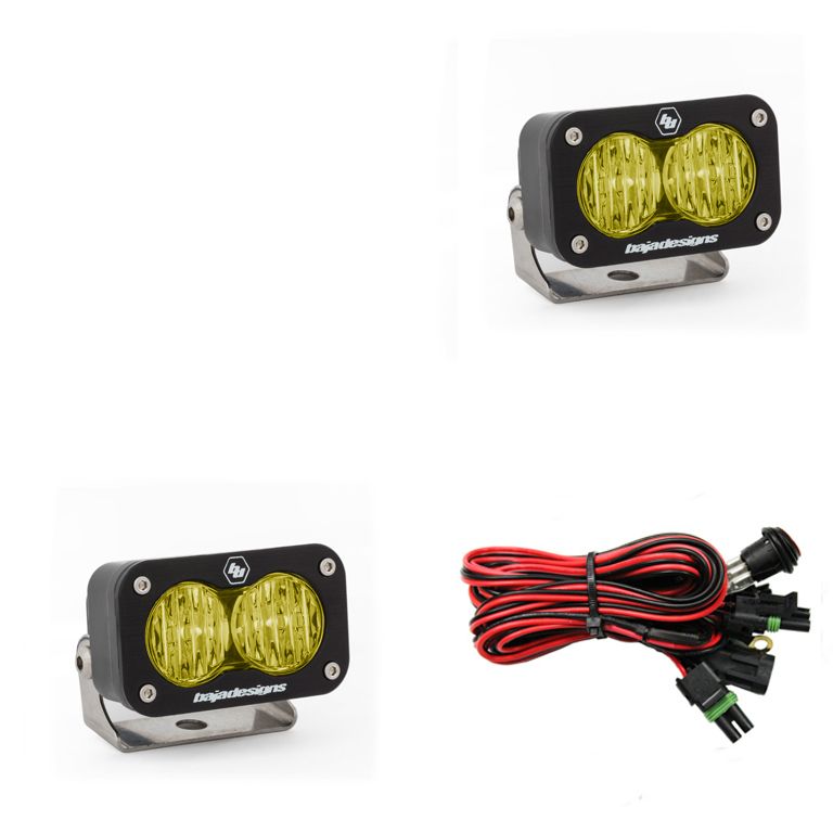 Baja Designs - 547815 - S2 Sport Black LED Auxiliary Light Pod Pair