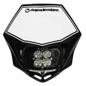 Baja Designs - 557001BK - Motorcycle Squadron Sport (D/C) Headlight Kit w/ Shell