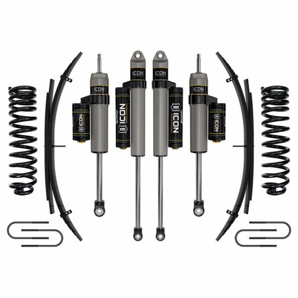 ICON 08-10 Ford F250/F350 4WD, 2.5" Lift, Stage 3 Suspension Sys w/ Leaf Spring