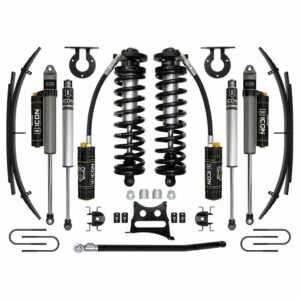 ICON 08-10 Ford F250/F350, 2.5-3" Lift, Stage 4 Coilover System w/ Leaf Springs