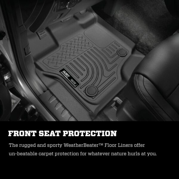 Husky Weatherbeater Front & 2nd Seat Floor Liners (Footwell Coverage) 98333