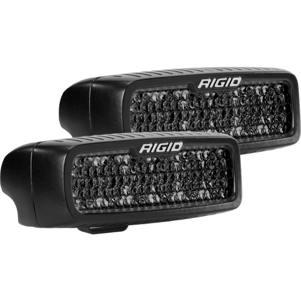 RIGID SR-Series PRO LED Light, Flood Optic, 6 Inch, Black Housing