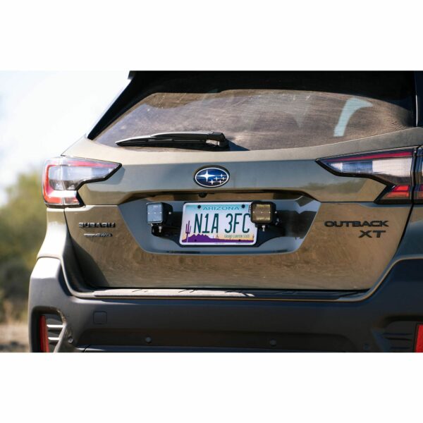 Capable Bumper Slanted Front License Plate Mount