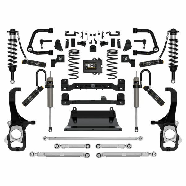 ICON 2022-2023 Toyota Tundra, 6" Lift Stage 9 Suspension System with Tubular Upper Control Arms