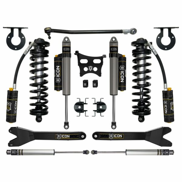 ICON 2023 Ford F-250/F-350 4WD, 2.5-3" Lift, Stage 4 Coilover Conversion System with Radius Arms