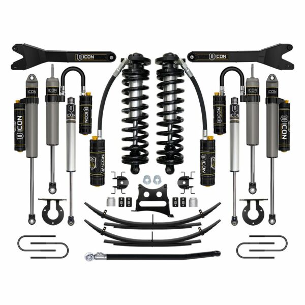 ICON 08-10 Ford F250/F350, 2.5-3" Lift, Stage 6 Coilover System w/ Leaf Springs