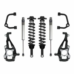 ICON 2021-2023 Ford F-150 4WD, 3.5-4.5" Lift, Stage 1 Suspension System, Tubular UCA